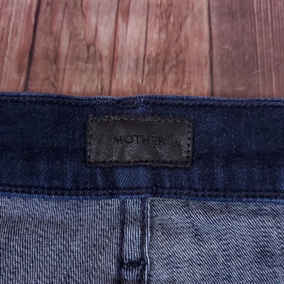 Mother Womens Size 34X26 The Hustler Ankle Fray Howling At The Disco Ball Jeans - Picture 6 of 11